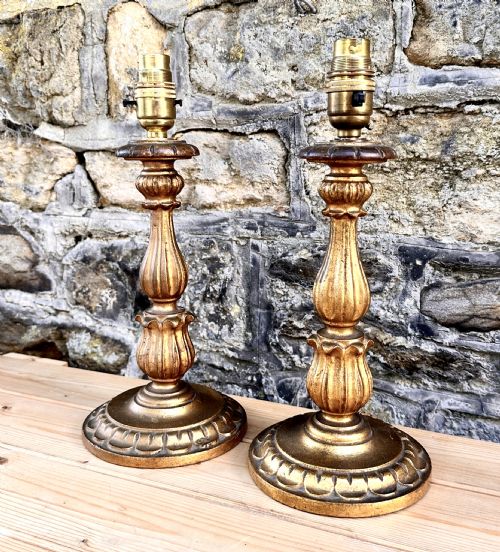 A PAIR OF EARLY 20TH CENTURY BEDSIDE TABLE LAMPS - ADDITIONAL PHOTO 3