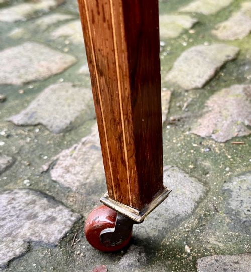 A LATE VICTORIAN ROSEWOOD BONHEUR DU JOUR - ADDITIONAL PHOTO 9