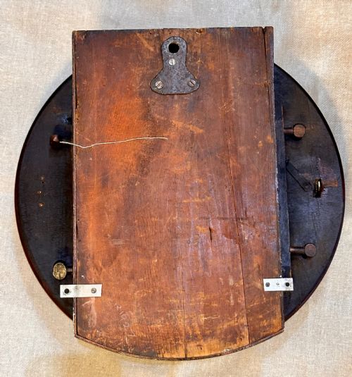 A GEORGE III MAHOGANY DIAL CLOCK - ADDITIONAL PHOTO 3