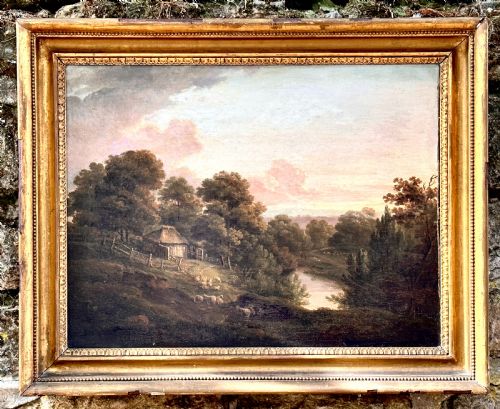 a sussex landscape by william george jennings - CATEGORY: ANTIQUE ART - DATED GEORGIAN