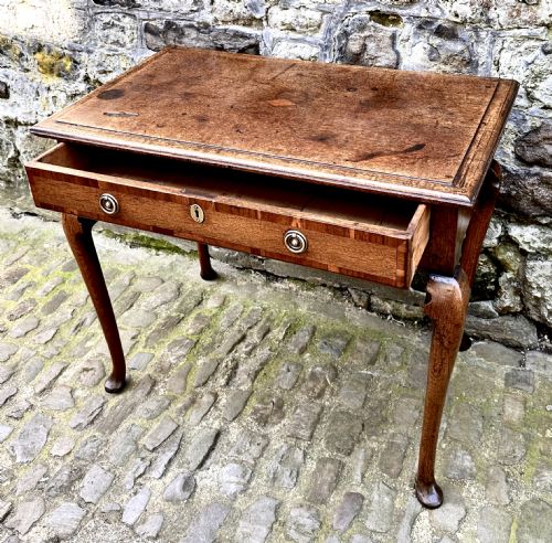 A GEORGIAN OAK SIDE TABLE - ADDITIONAL PHOTO 5