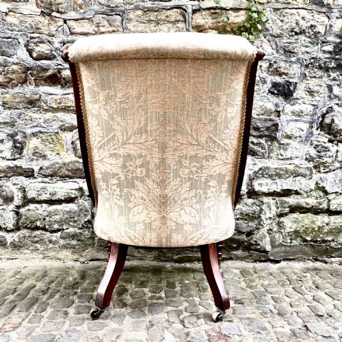 A WILLIAM IV ROSEWOOD NURSING CHAIR - ADDITIONAL PHOTO 6