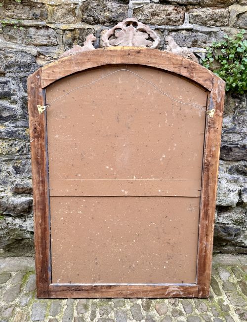 A MID 19TH CENTURY FRENCH OVERMANTEL MIRROR - ADDITIONAL PHOTO 4