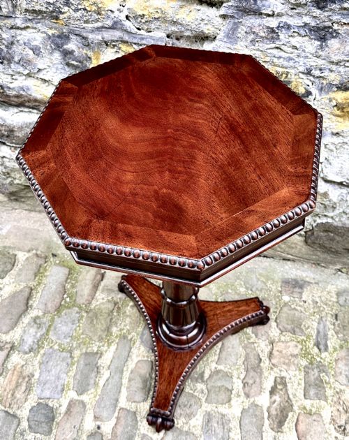 A GEORGE IV MAHOGANY LAMP TABLE - ADDITIONAL PHOTO 5