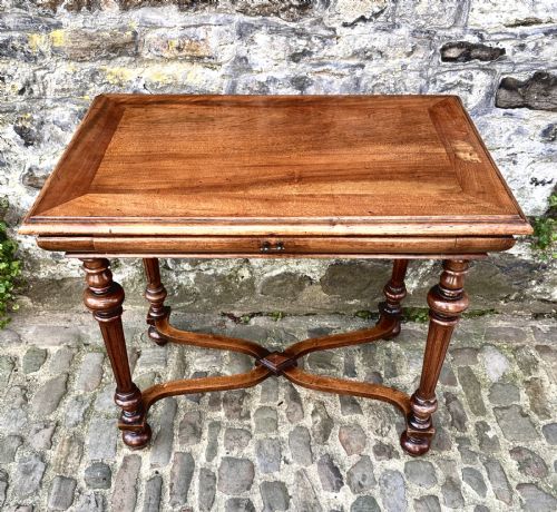 a second empire walnut side table - CATEGORY: ANTIQUE TABLES - DATED 1860
