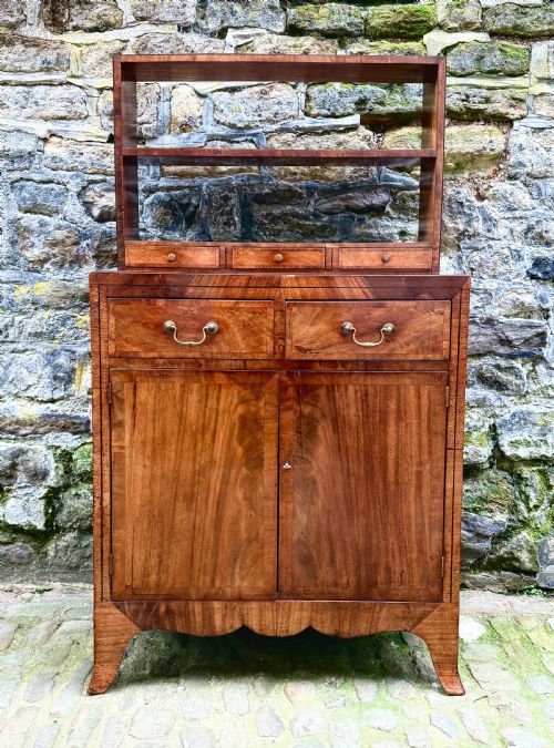 A GEORGE III MAHOGANY CHIFFONIER - ADDITIONAL PHOTO 6