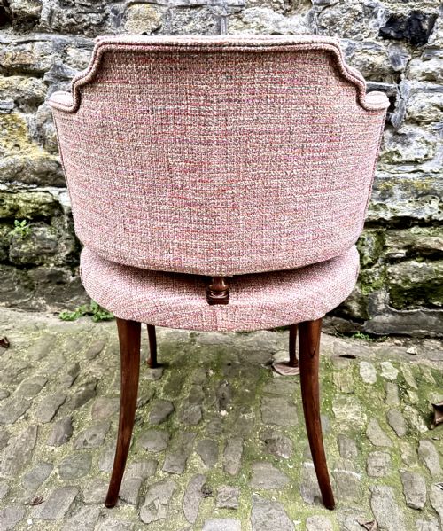 A SMALL REGENCY ROSEWOOD DESK CHAIR - ADDITIONAL PHOTO 6