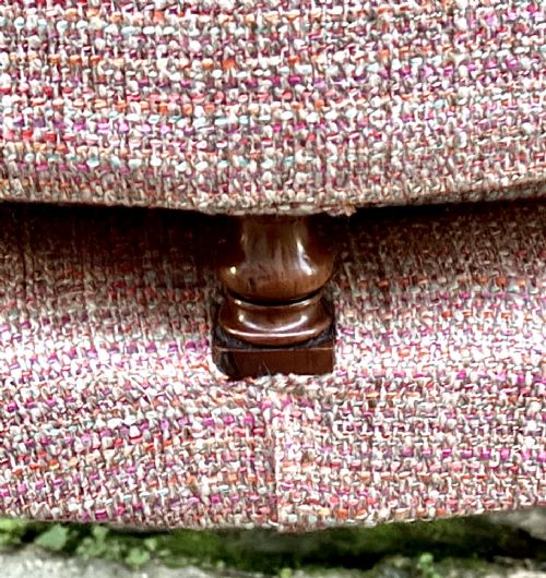 A SMALL REGENCY ROSEWOOD DESK CHAIR - ADDITIONAL PHOTO 7