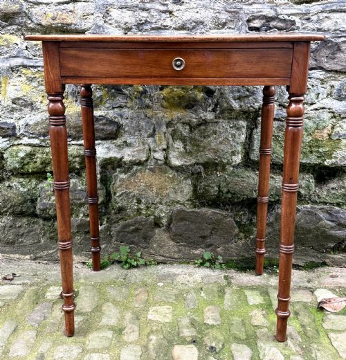 A GEORGE IV MAHOGANY SIDE TABLE - ADDITIONAL PHOTO 2