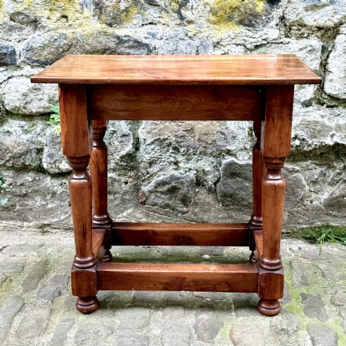 A PAIR OF YEW WOOD JOINT STOOLS - ADDITIONAL PHOTO 7