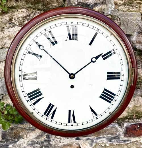 AN EARLY 19TH CENTURY ENGLISH DIAL CLOCK