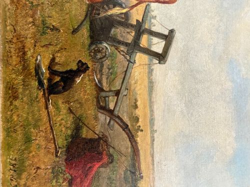 A MID 19TH CENTURY OIL PAINTING BY JOHANNES DE HAAS - ADDITIONAL PHOTO 5