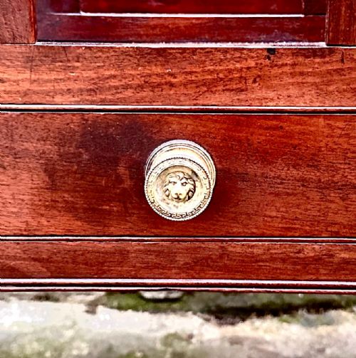A GEORGE III MAHOGANY CANTERBURY - ADDITIONAL PHOTO 4