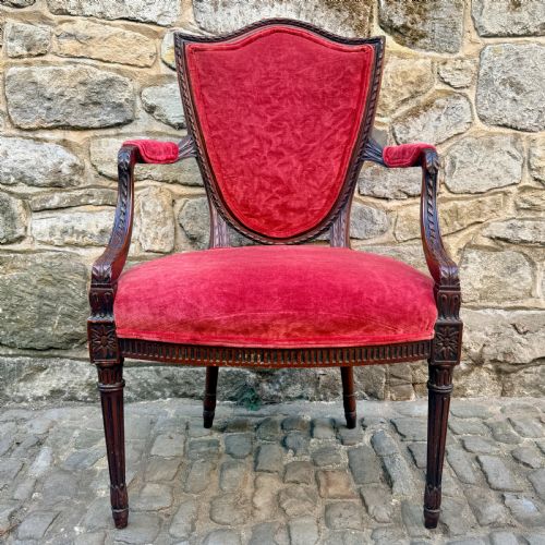 A Sheraton Revival Desk Chair