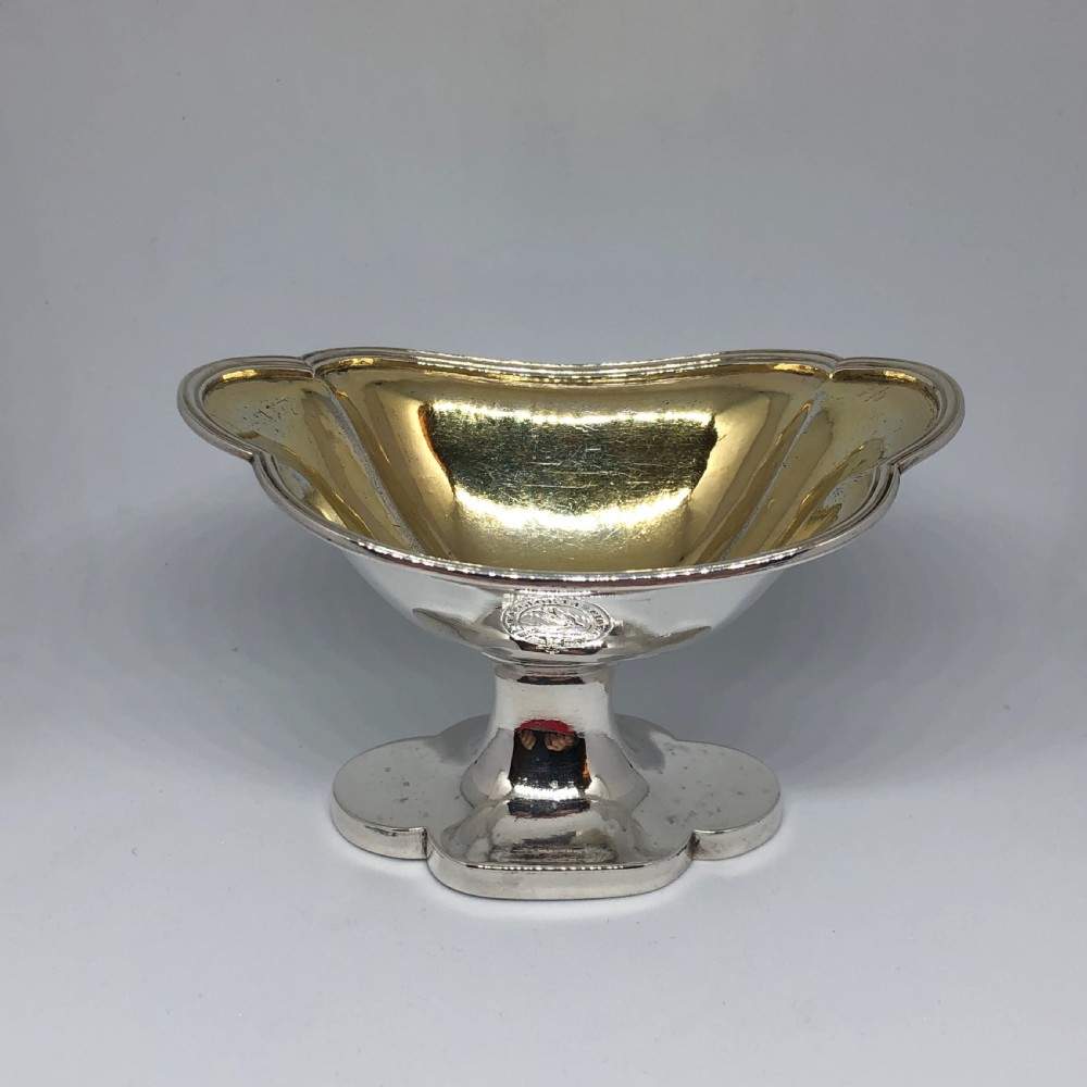 George III silver salt cellar 