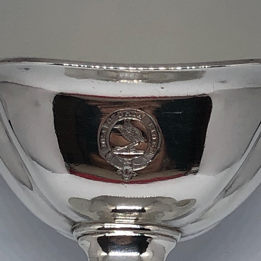 George III silver salt cellar  View V