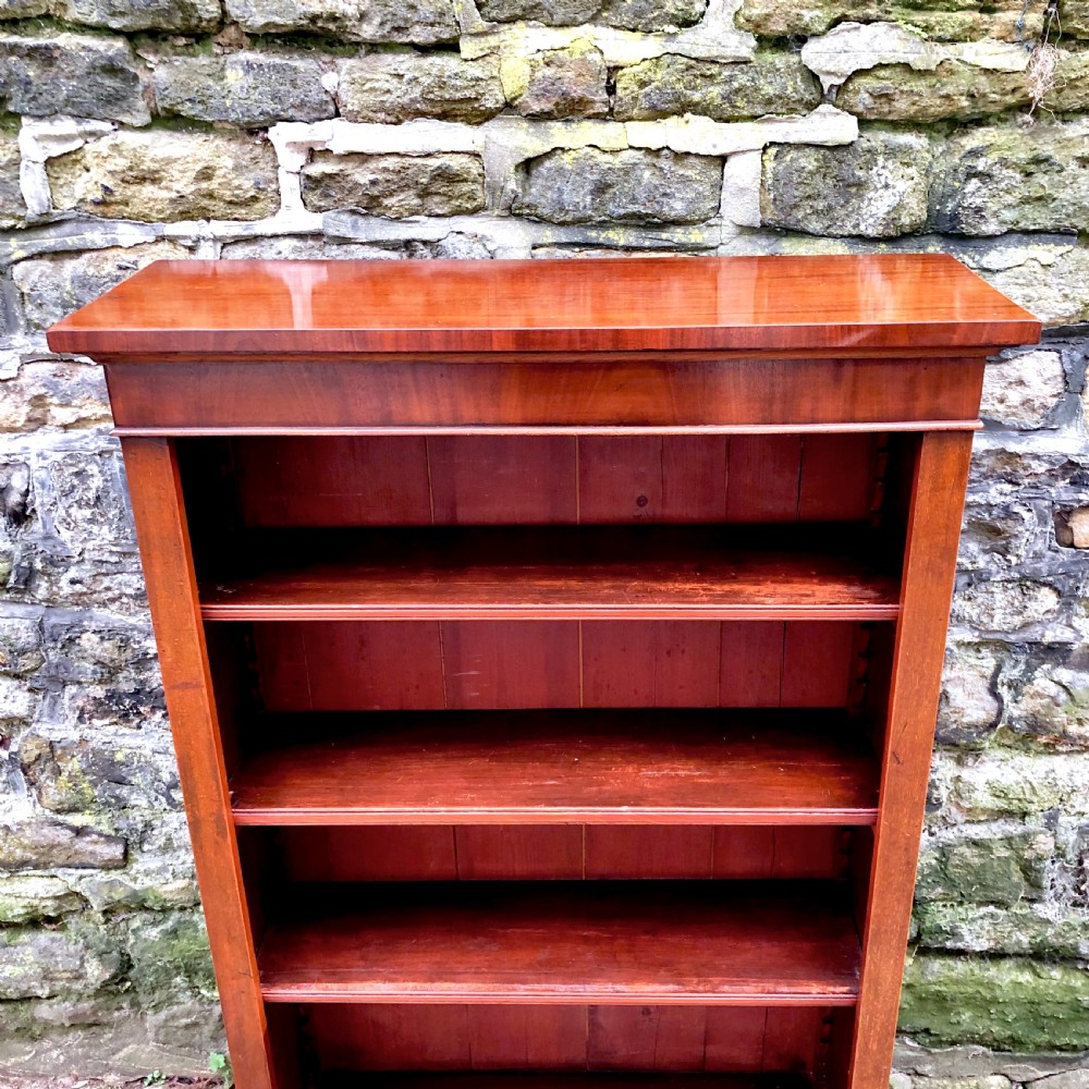 Late Victorian Mahogany Open Bookcase  View IV