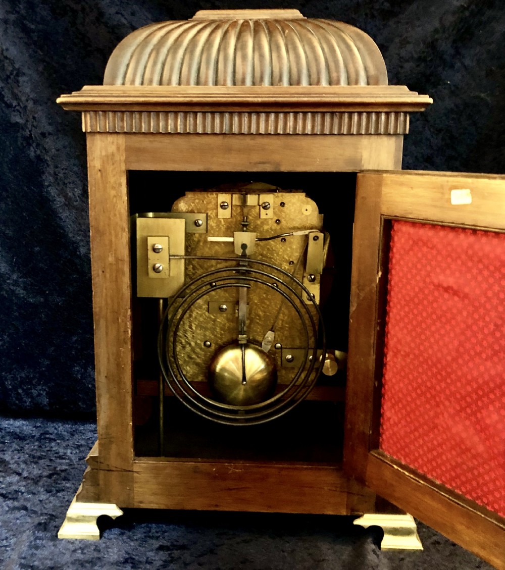 A fine Victorian mahogany bracket clock by J W Benson View III