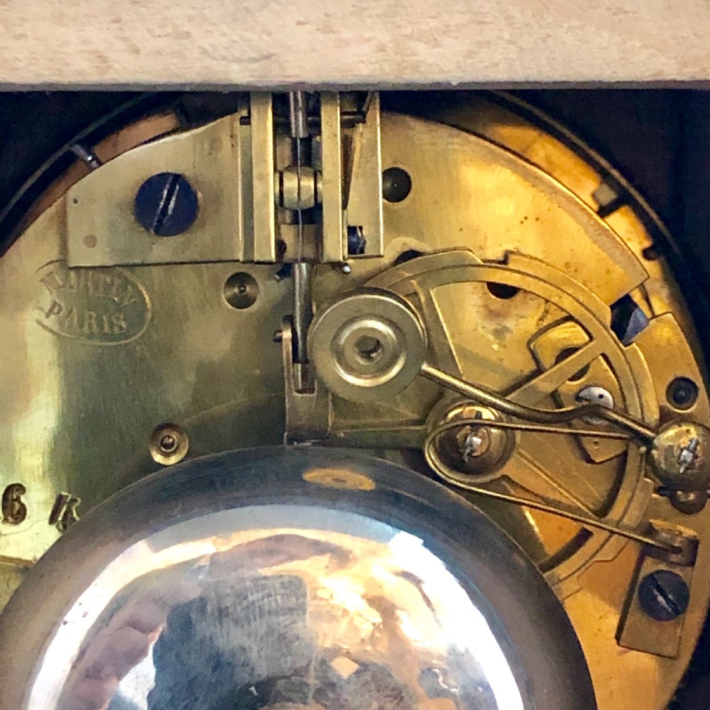 French mid 19th century small mantel clock View IV