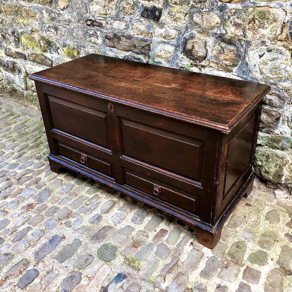 A George II oak mule chest View II