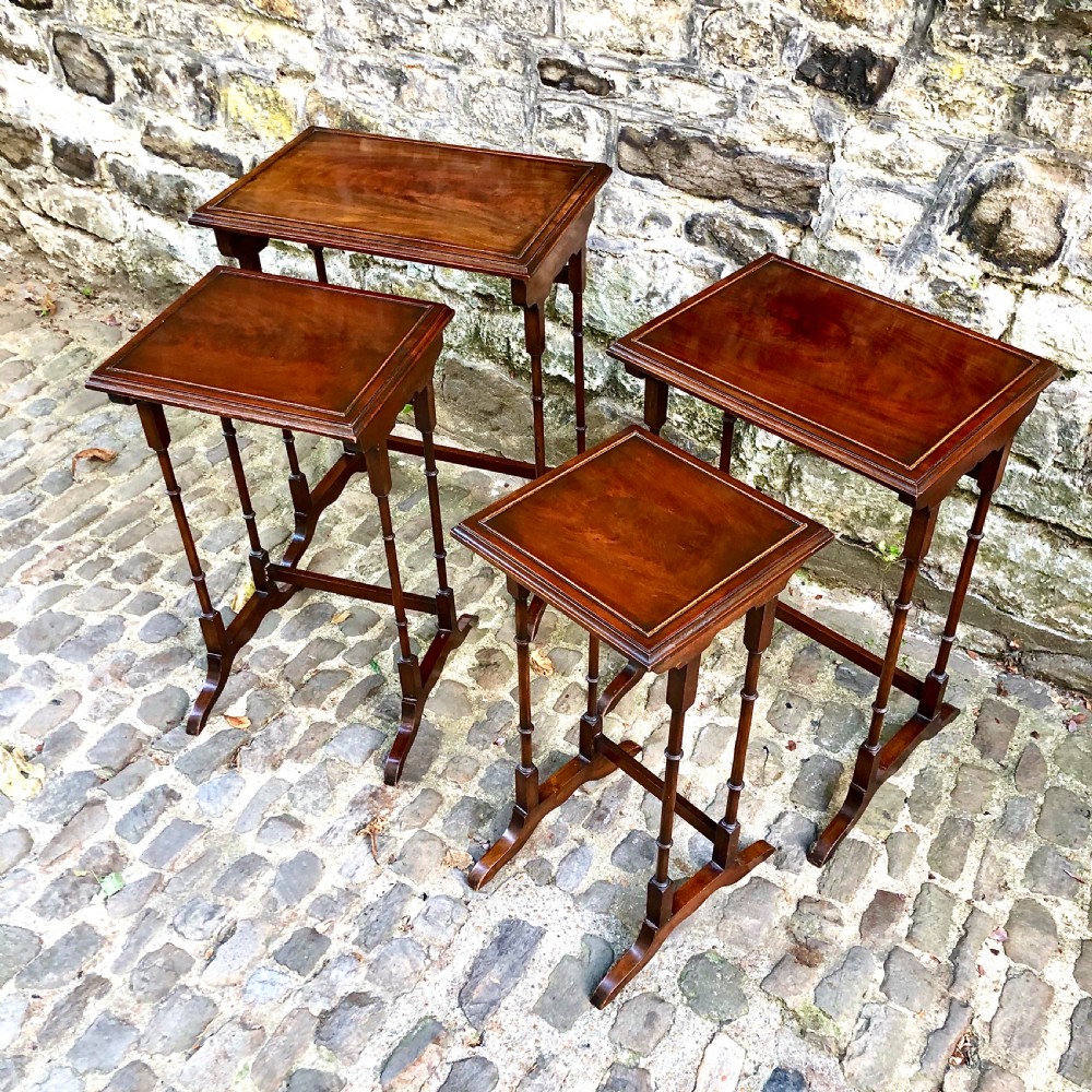An Edwardian nest of four tables  View II