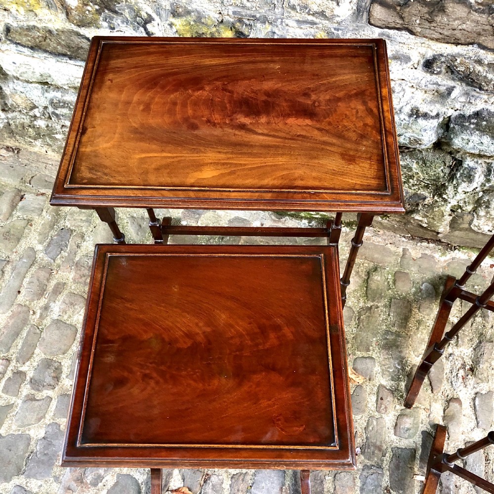 An Edwardian nest of four tables  View IV