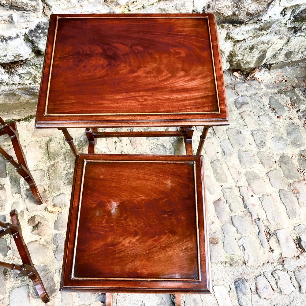 An Edwardian nest of four tables  View V