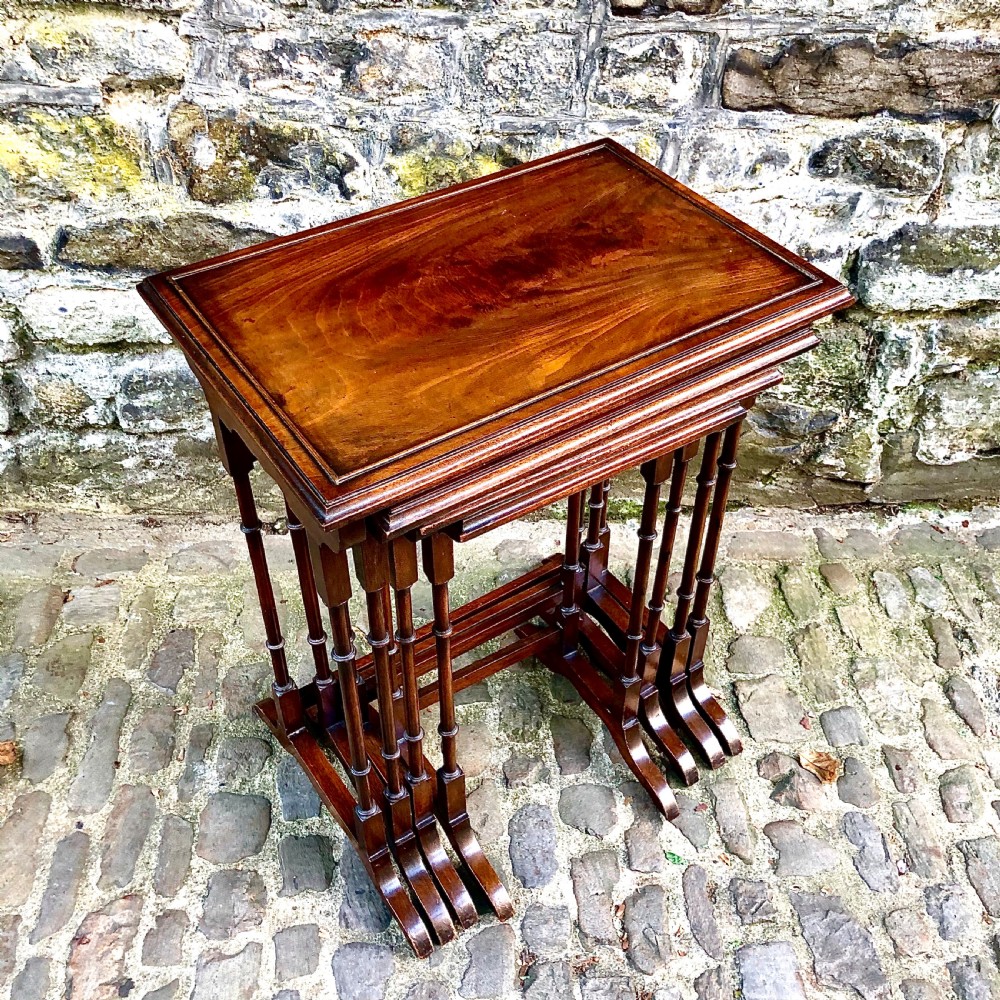 An Edwardian nest of four tables  View VII