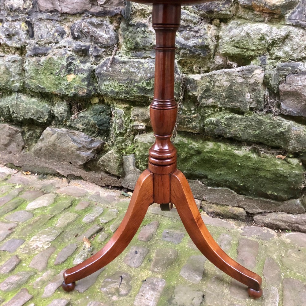 A George III mahogany and cherrywood wine table View III