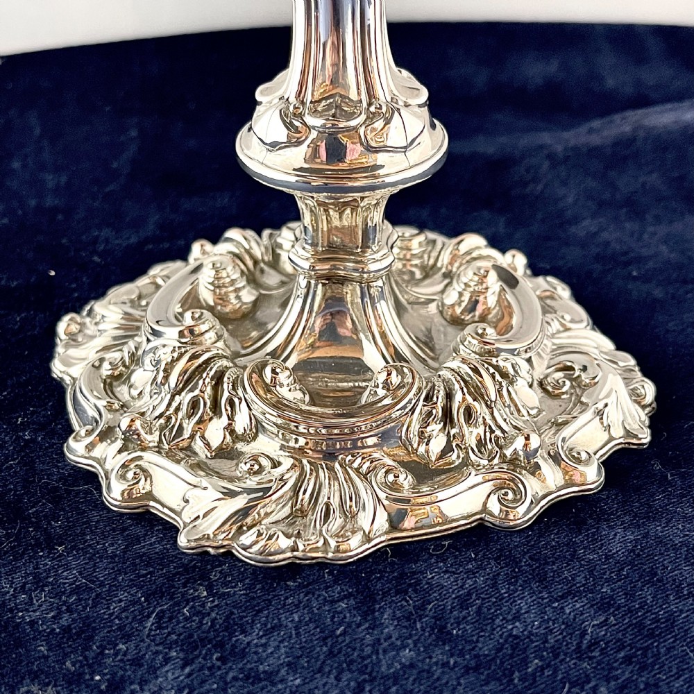 A set of four Old Sheffield Plate candlesticks View VI