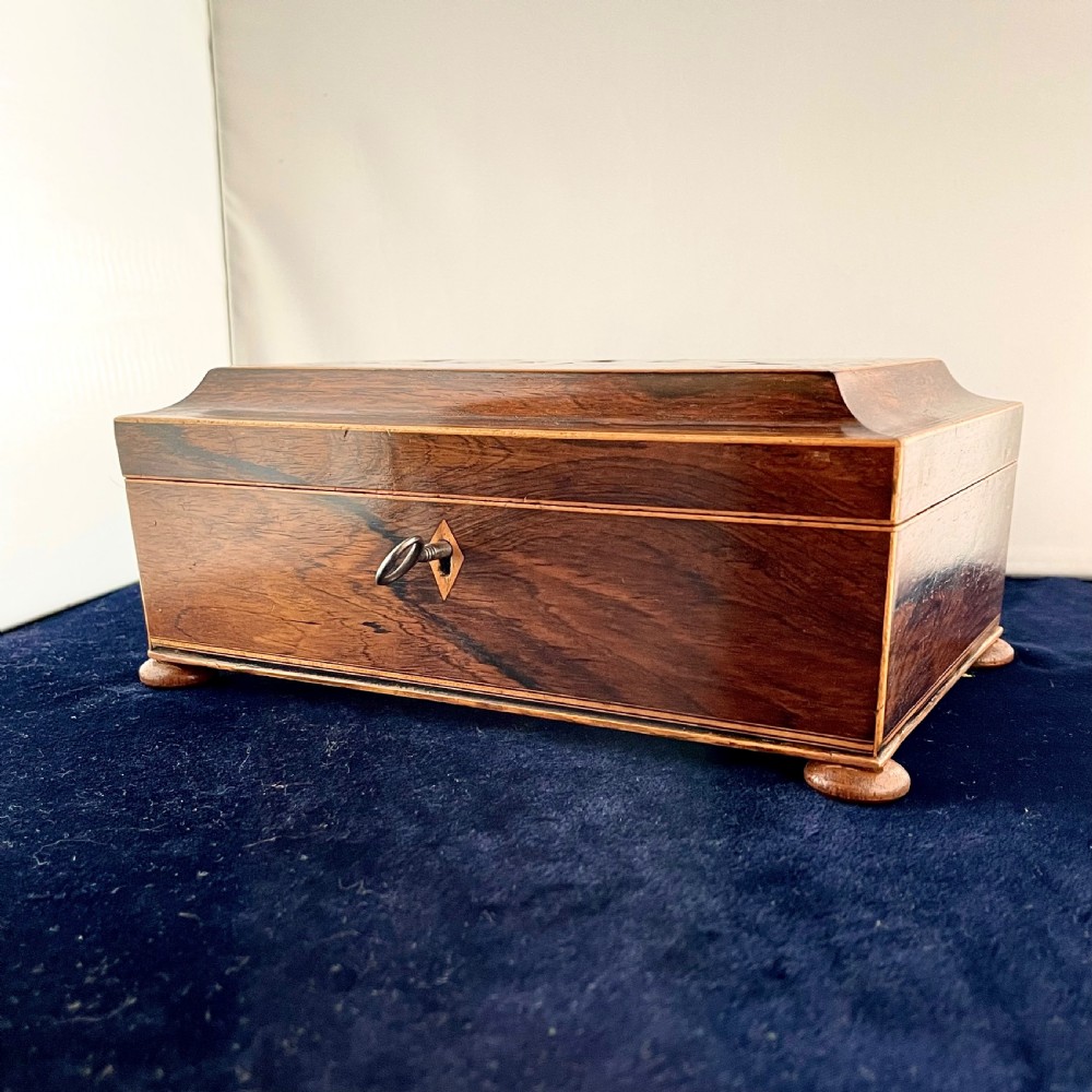 A Regency Tunbridge ware jewellery box View II