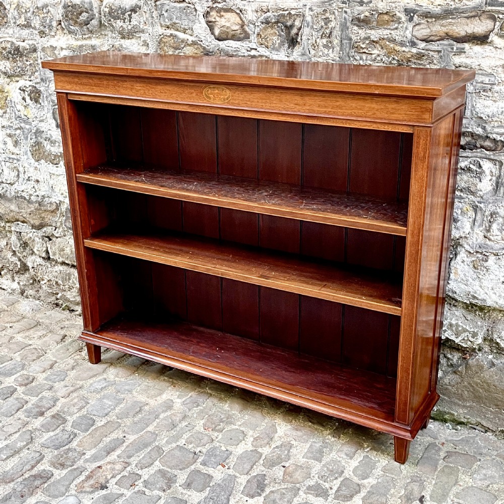 An Edwardian Mahogany Bookcase View VII