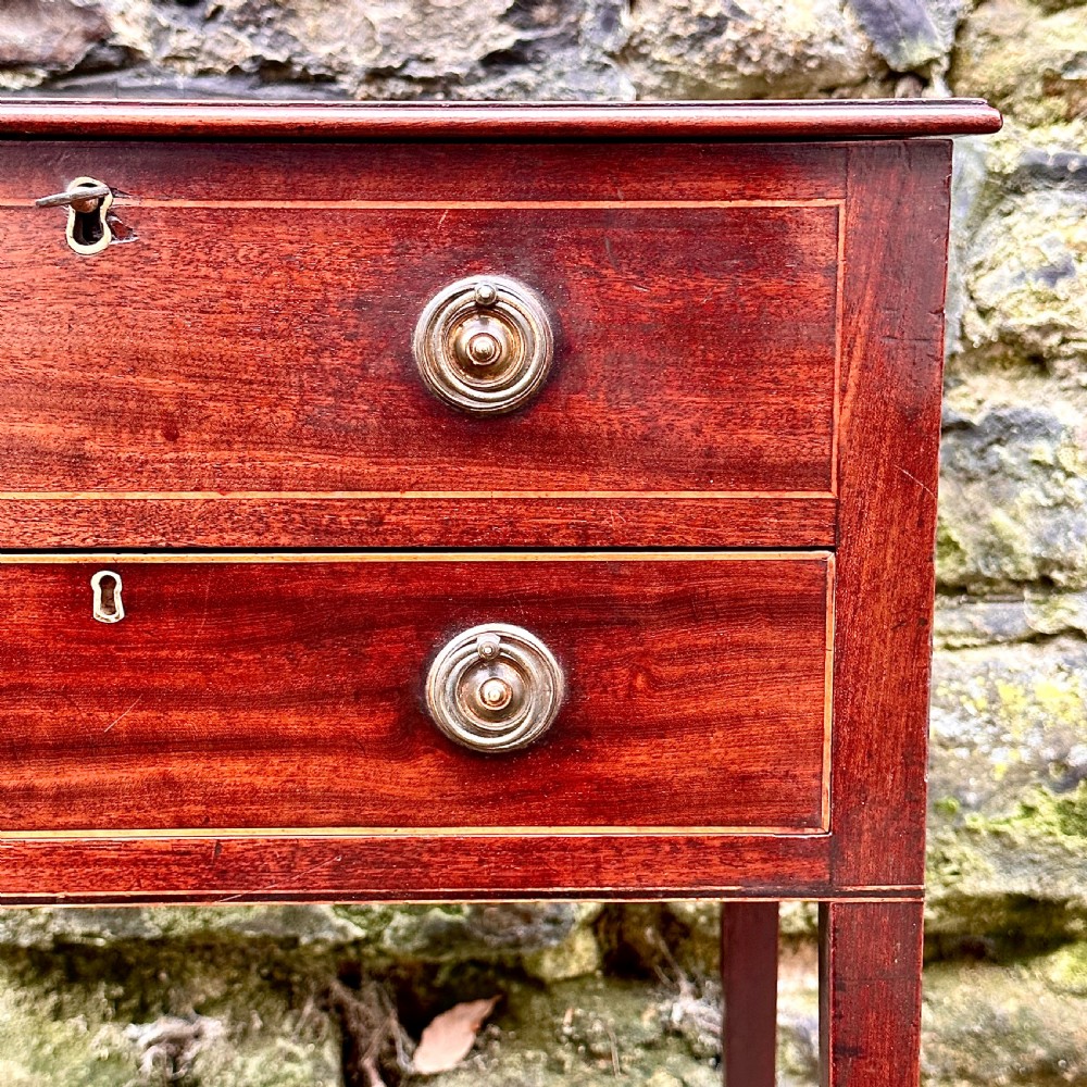 A George III Mahogany Lamp Table View II