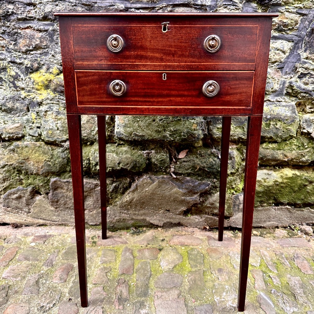 A George III Mahogany Lamp Table View III