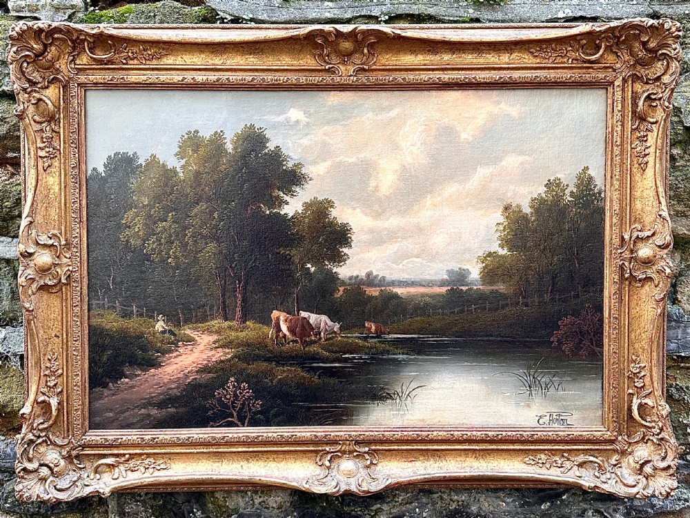 A PAIR of Oil Paintings on Canvas by Etty Horton