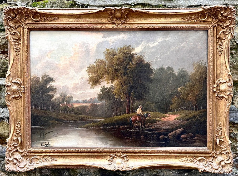 A PAIR of Oil Paintings on Canvas by Etty Horton View III
