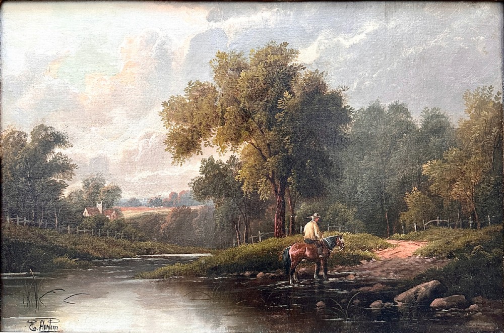 A PAIR of Oil Paintings on Canvas by Etty Horton View IV