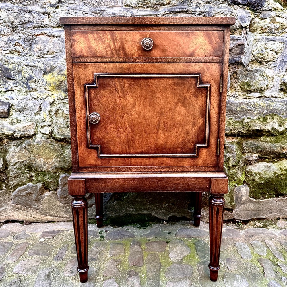 A Pair of Mahogany Bedside Tables View VII