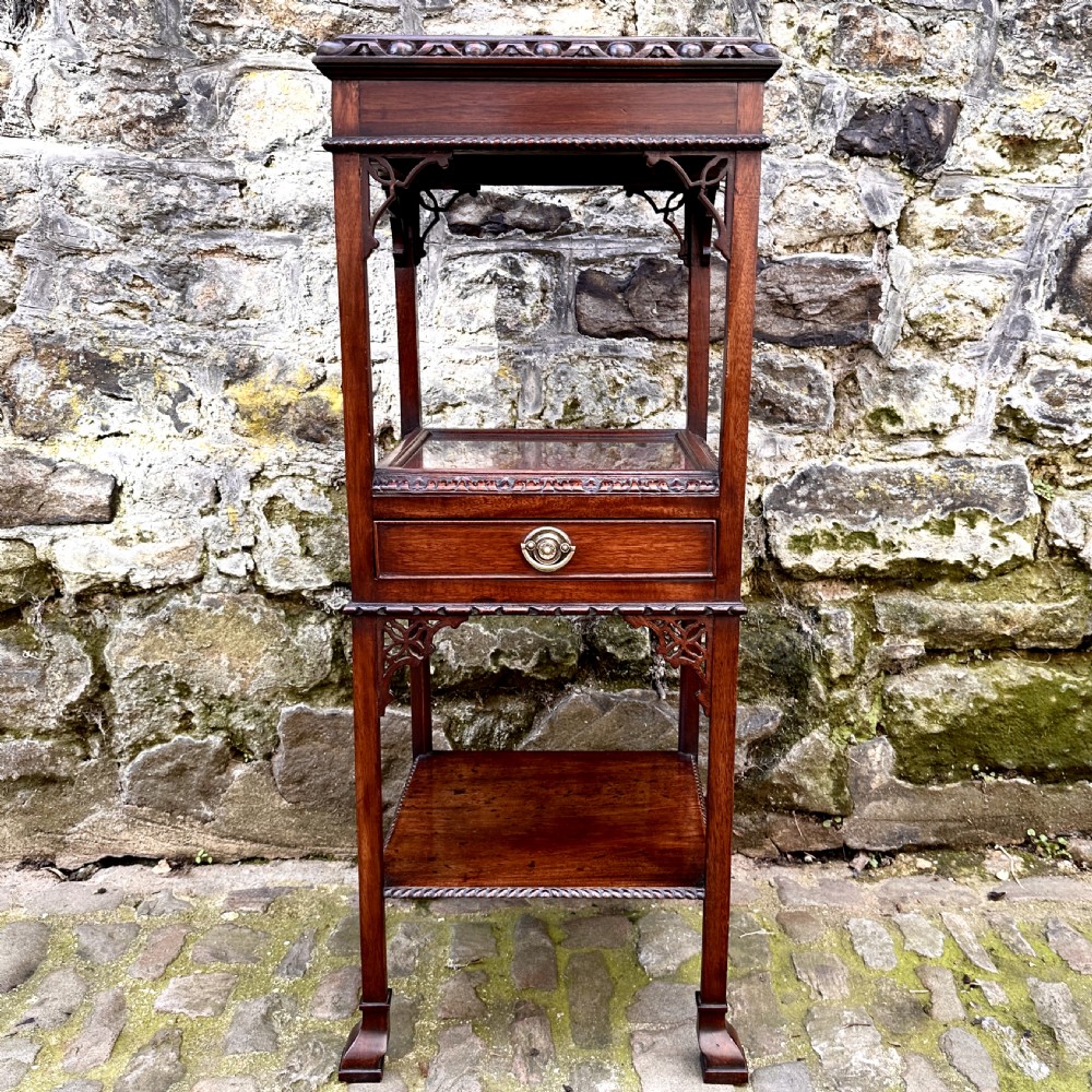 A Late 19th Century Mahogany Whatnot View II