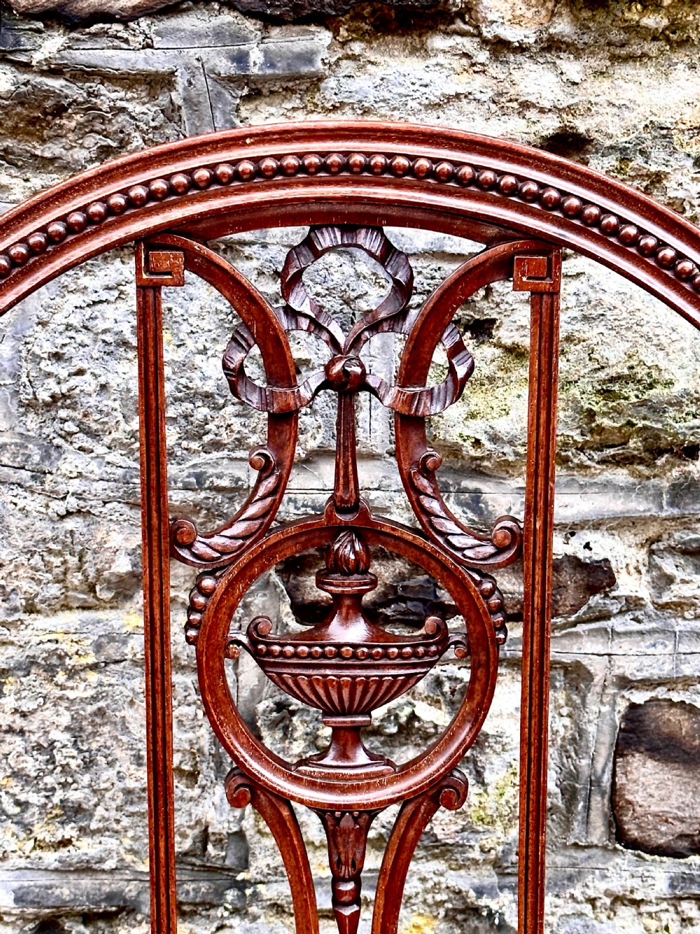 A Late 19th Century Hepplewhite Style Elbow Chair View V