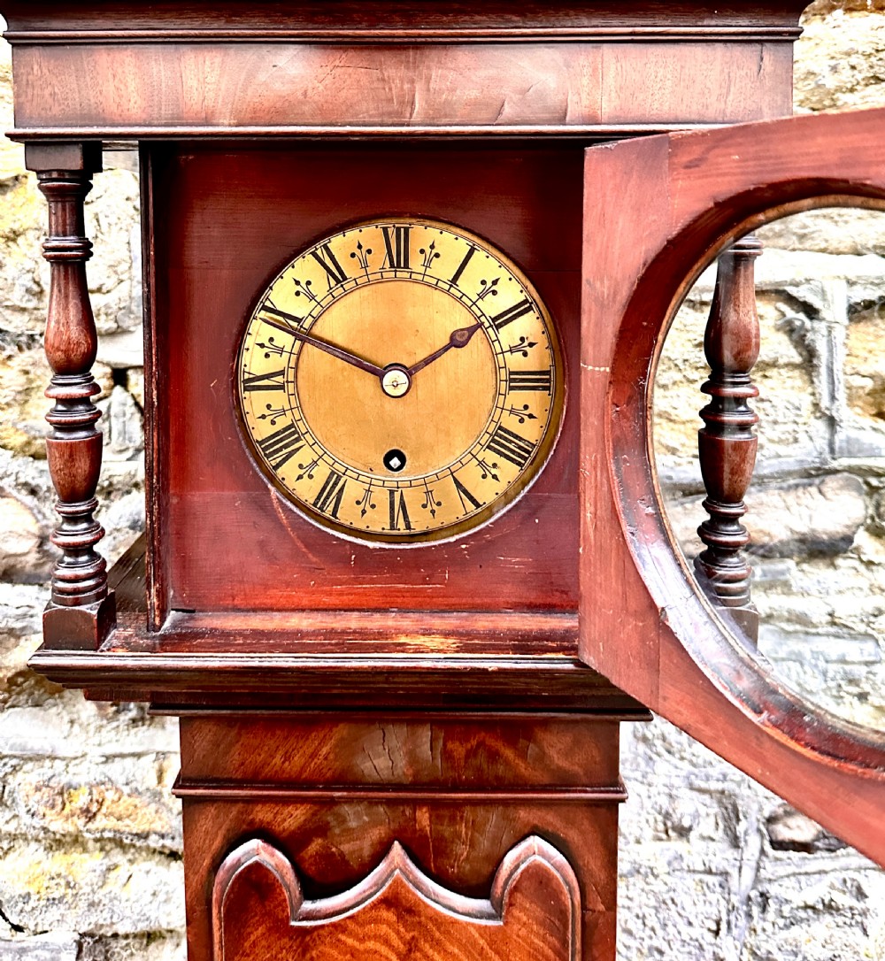 A George III Small Mahogany Longcase Clock View III