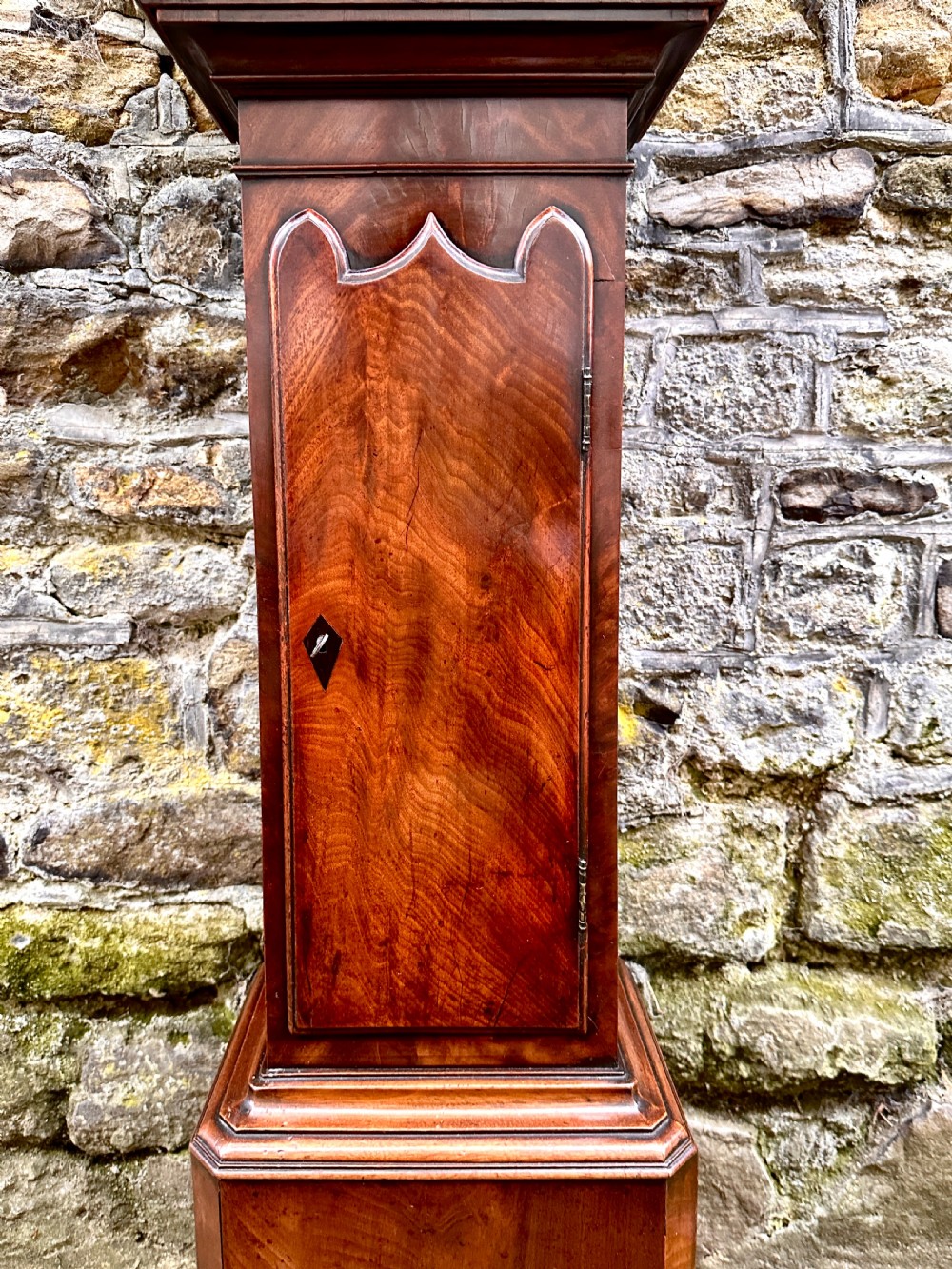 A George III Small Mahogany Longcase Clock View V