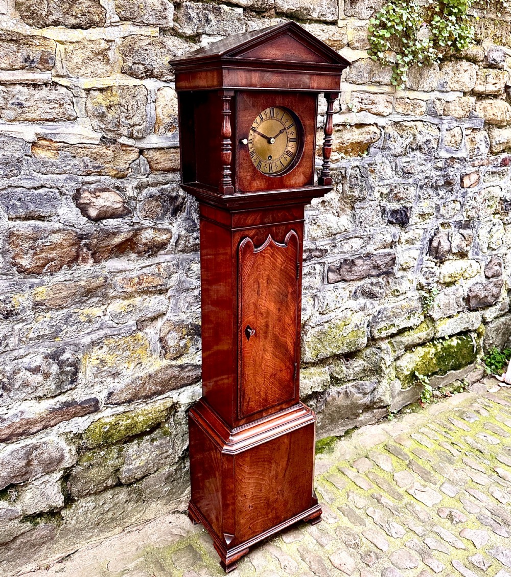 A George III Small Mahogany Longcase Clock View VI