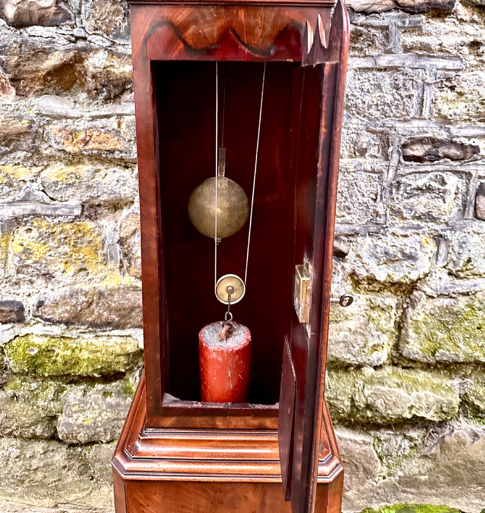 A George III Small Mahogany Longcase Clock View VII