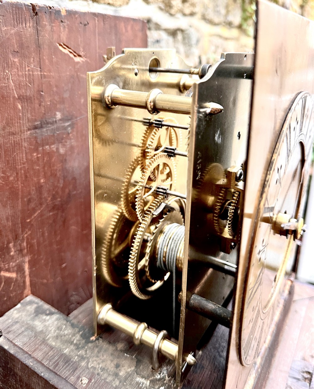 A George III Small Mahogany Longcase Clock View X