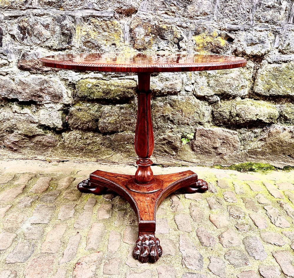 A Small George IV Rosewood Centre Table View II