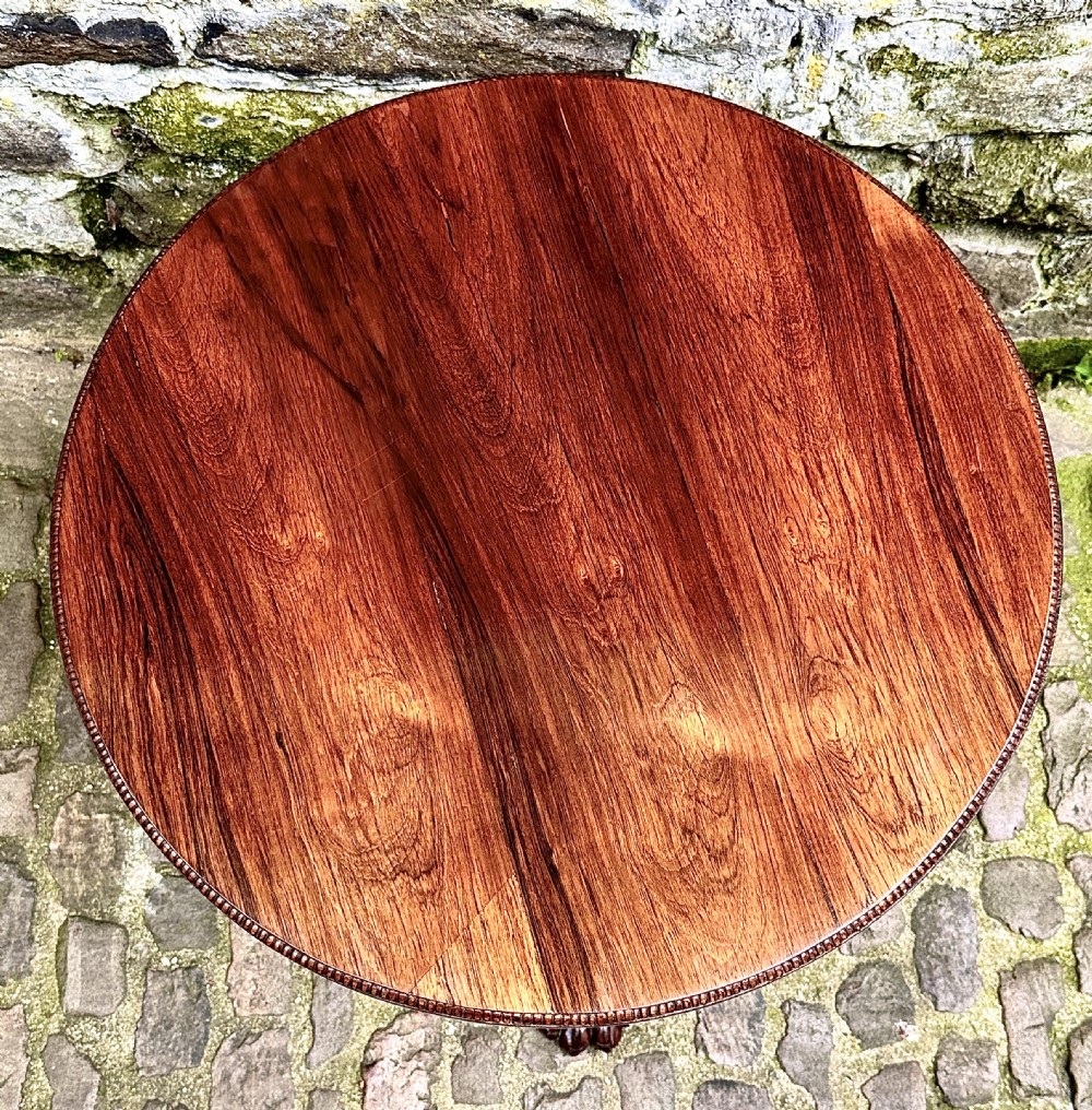 A Small George IV Rosewood Centre Table View IV