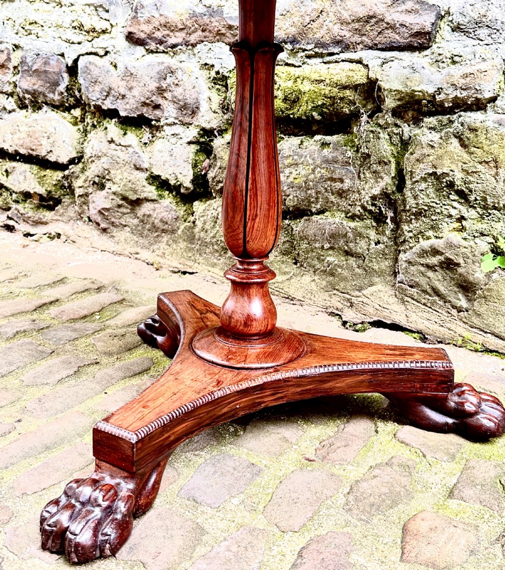A Small George IV Rosewood Centre Table View VI