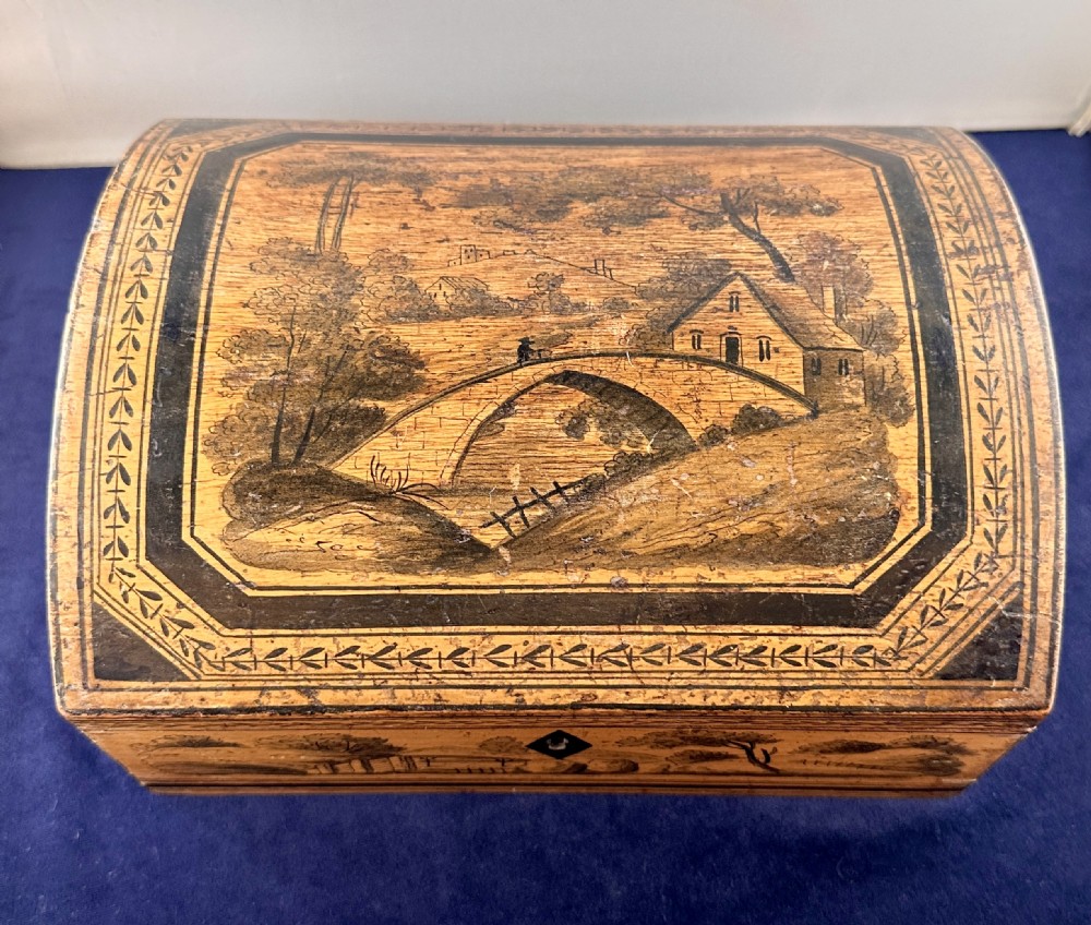 A George III Penwork Box View II