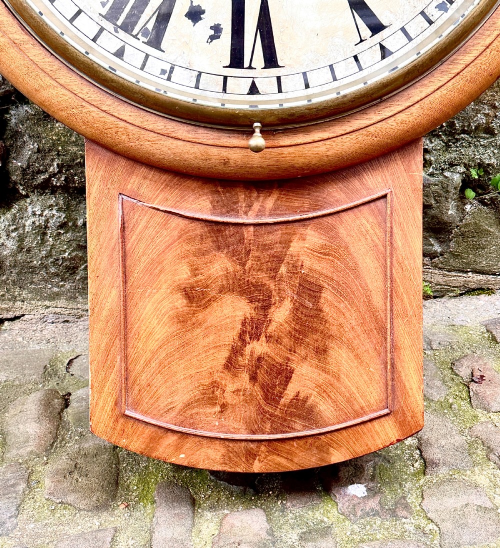 A Country House Late Victorian Drop Dial Wall Clock View III